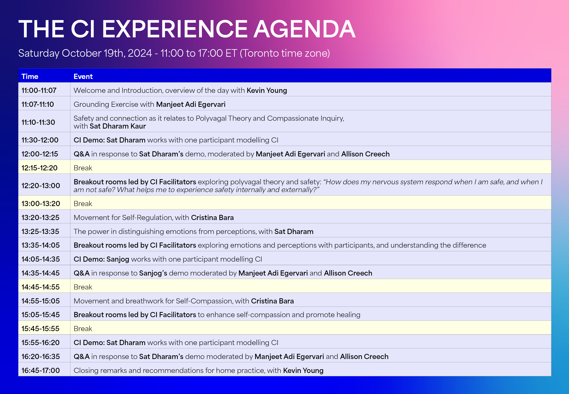 oct 19 2024 ciex agenda landscape